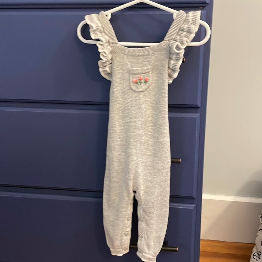 Janie and Jack 3-6 month sweater romper.